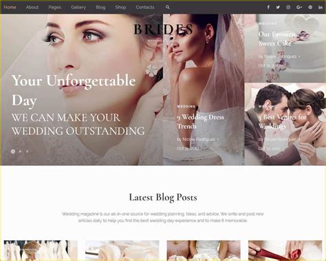 Best Free Wedding Website Templates Of 20 Best Wedding Website ...
