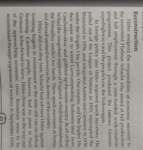 10 points on concentration camps of hitler - Brainly.in