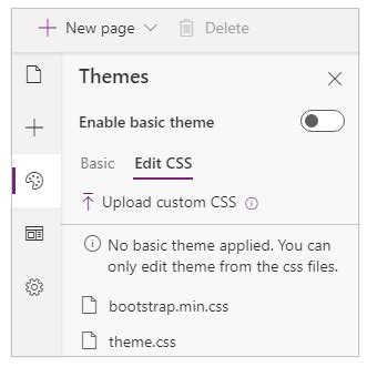 थीम्स के लिए CSS संपादित करें - Power Apps | Microsoft Learn