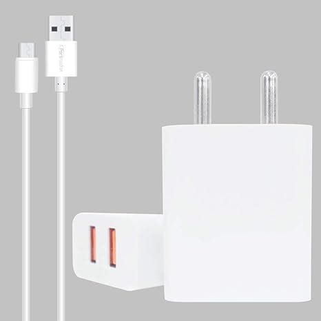 Portronics Adapto 488 Quick Charger USB Wall Adapter with 2.4A Quick ...