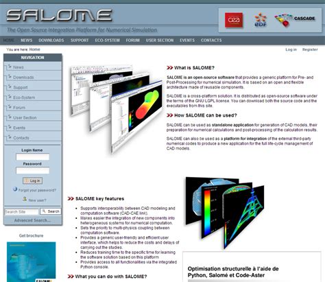 Salome Python Automation 的图像结果