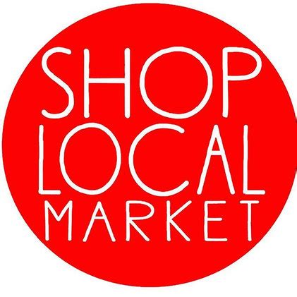 Shop Local Market Event Sign 的图像结果