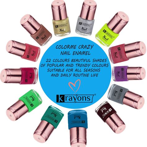Krayons Crazy Gel Nail Enamel, Transparent Top Coat, Waterproof, Smudg ...
