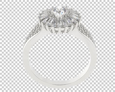 Jewelry on transparent background 3d rendering illustration | Premium PSD