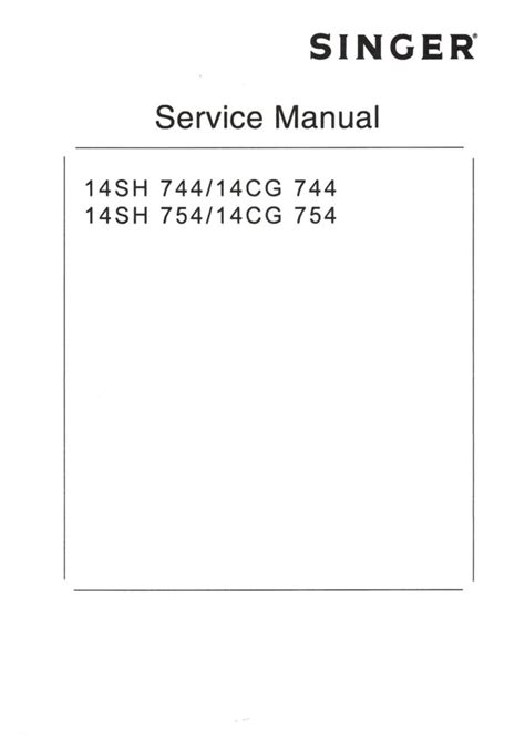 Image result for Singer Model 14SH754 How to Set