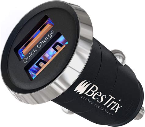 Buy Bestrix Car Charger, Dual Port USB Quick Charge 4.0, 5A/30W 4.0 ...