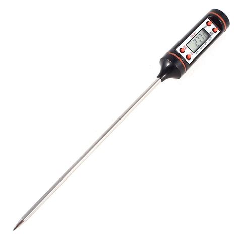 50C to +300C Celsius Degree Needle Tip Digital Thermometer Black ...