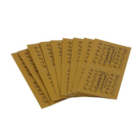Control D 100 Alcohol Swabs