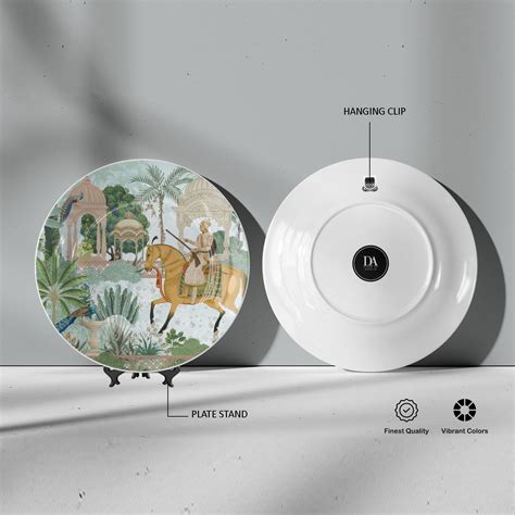 Mughal King Akbar in his Garden: Buy Premium Quality Decorative Art ...