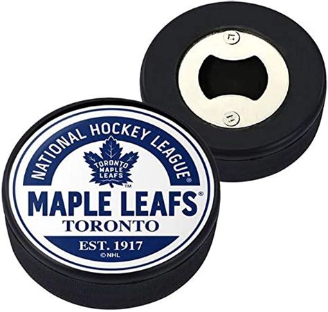 Buy Toronto Maple Leafs 3D Textured Hockey Puck Bottle Opener Online at ...