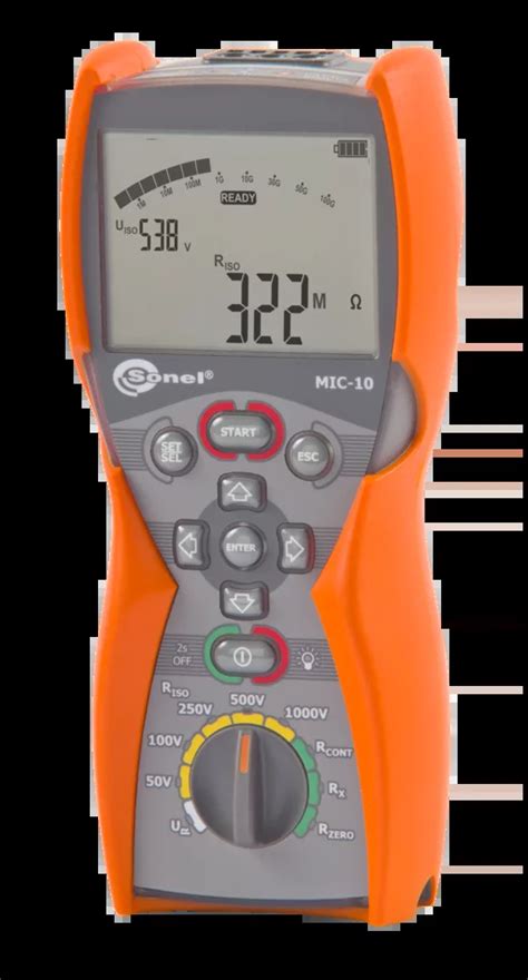 Insulation Resistance Meter Sonel MIC-10 - Highest Quality & Safety ...