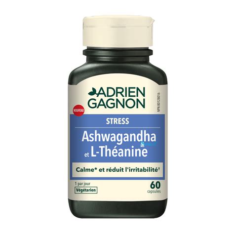 Adrien Gagnon Ashwagandha and L-Theanine Capsules - Reduce Stress ...