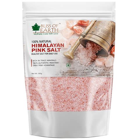 Bliss of Earth 100% Authentic Pakistani Himalayan Pink Salt – Classic Derma