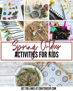 Spring Outdoor Activities for Kids – Lesson Plans