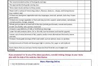 Food Menu Checklist Template 的图像结果