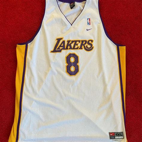 KOBE BRYANT LAKERS JERSEY BY NIKE Size: 4XL (28"... - Depop