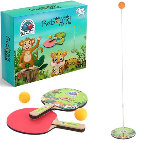 Storio Toys Indoor Outdoor Table Tennis Trainer for Adults Teenagers K