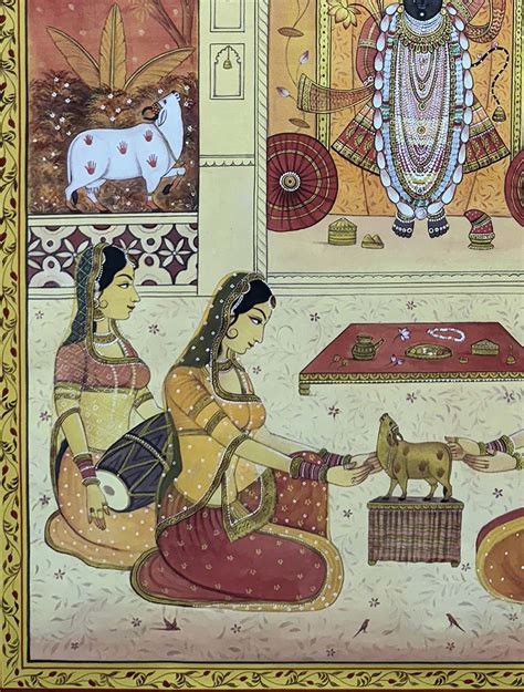 Sharad Purnema - Handmade Pichwai Painting – Truly Earthy