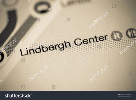 Lindbergh Center Station Atlanta Metro Map Stock Photo 670547680 ...