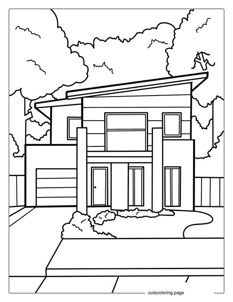 House Coloring Pages(40+ free printable coloring pages) | Cute Coloring ...