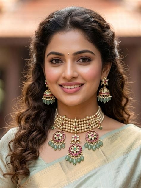 Abdesigns Pearl Kundan Choker Set with Ruby & Emerald Drops ...