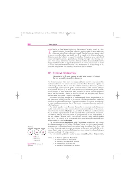 Unit 4 Nuclear Physics- Nuclear Structure - 388 Chapter Eleven T hus ...