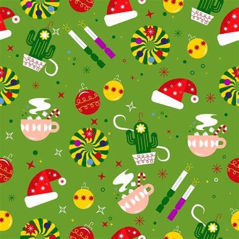 Seamless Colorful Christmas Background 13079923 Vector Art at Vecteezy