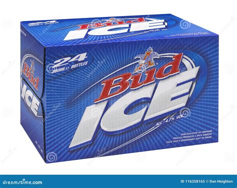 BUDWEISER BUD ICE BEER CARTON Editorial Image - Image of heathy ...