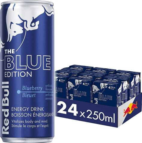 Red Bull Blue Edition Blueberry 250ml 24 stk • Pris