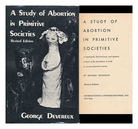 Buy A Study of Abortion in Primitive Societies: A Typological ...