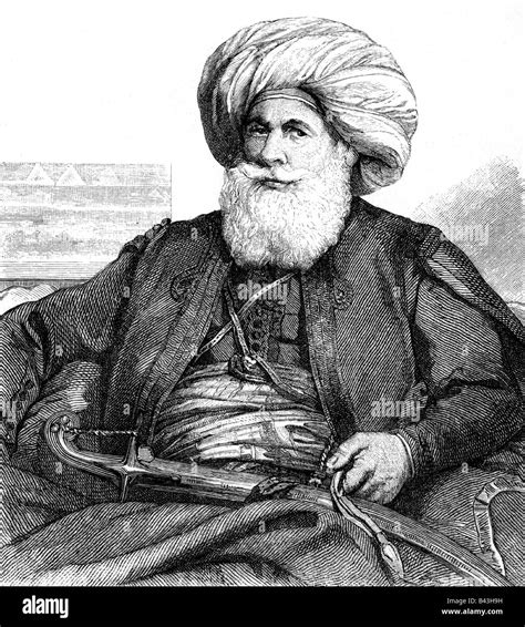 Muhammad Ali Pasha, 1769 - 12.8.1849, Khedive of Egypt 13.2.1841 - 12.8 ...