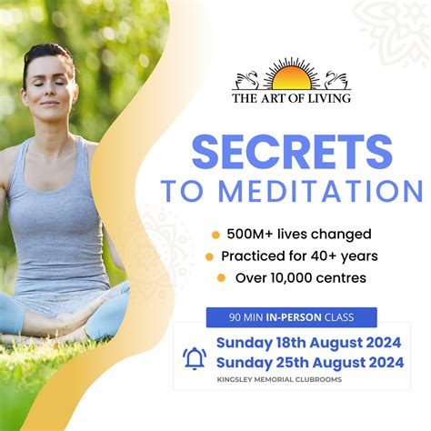 Secrets to Meditation – Yoga Australia