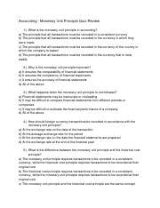 Image result for Monetary Unit Principle