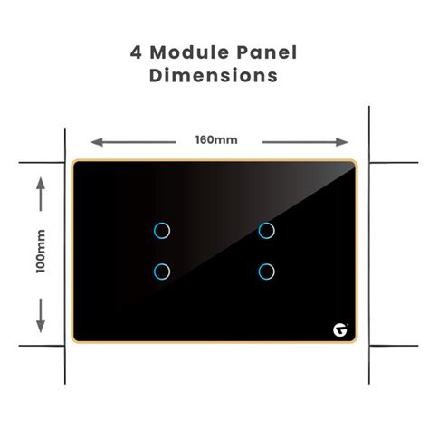 4M Smart Switch Panel For Home Automation | Touch Switch Panel – Leccy ...