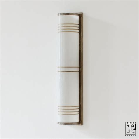 German Art Deco wall lamp in Streamline Design of the 1930s - ZEITLOS ...