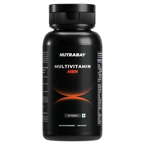 Nutrabay Pro Active Multivitamin for Men with Zinc, Magnesium, Vitamin ...