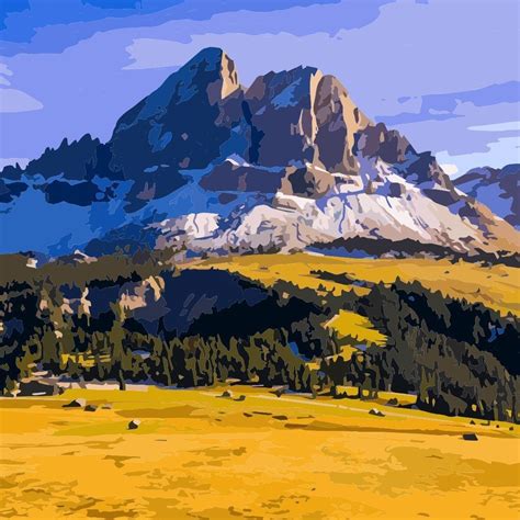 Mountain Landscape Painting