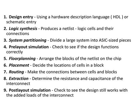 Image result for ASIC Design Flow