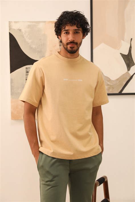 Men's Oversize T-Shirt: Organic Terry Cotton Tee