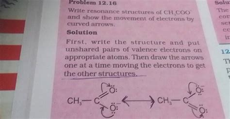 Image result for Ch3coo- Resonance Structures