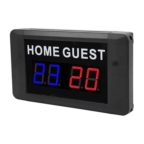 Portable Tabletop Digital Scoreboard with Remote, Battery Powered ...
