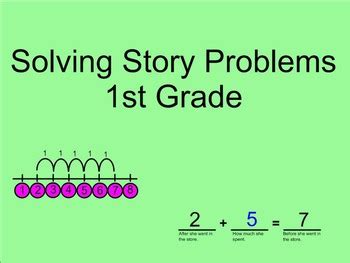 First Grade Math Story Problems 的图像结果
