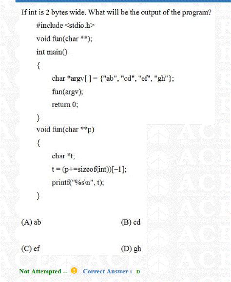 Programming in C: test series