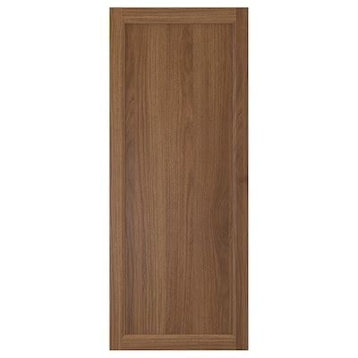 OXBERG door, brown walnut effect, 40x97 cm (151/2x381/4") - IKEA