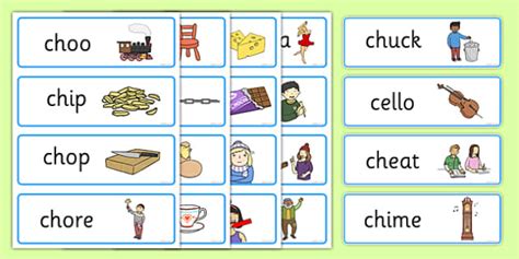 FREE! - ch Words Sound Cards (teacher made)