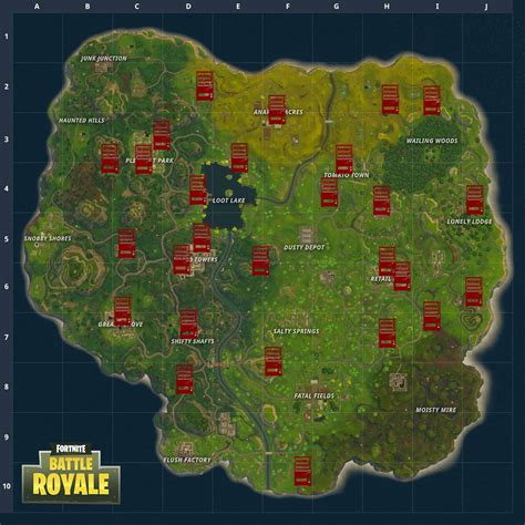 Fortnite Vending Machine Locations Guide for Patch 3.4 - GameSkinny