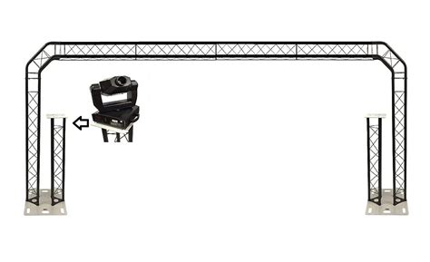 Buy BLACK TRUSS ARCH KIT 23FT Width Mobile Portable DJ Lighting System ...