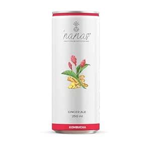 NANAS CRAFT PROBIOTIC DRINKS Sparkling Fermented Probiotic Kombucha Tea ...
