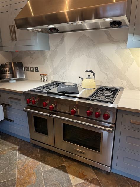Ex-Display Wolf Range Cooker With Hood - The Used Kitchen Company