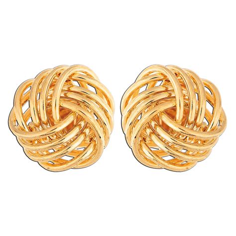 Rain Jewelry Gold Wire Love Knot Stud Earrings - Earrings | Hallmark
